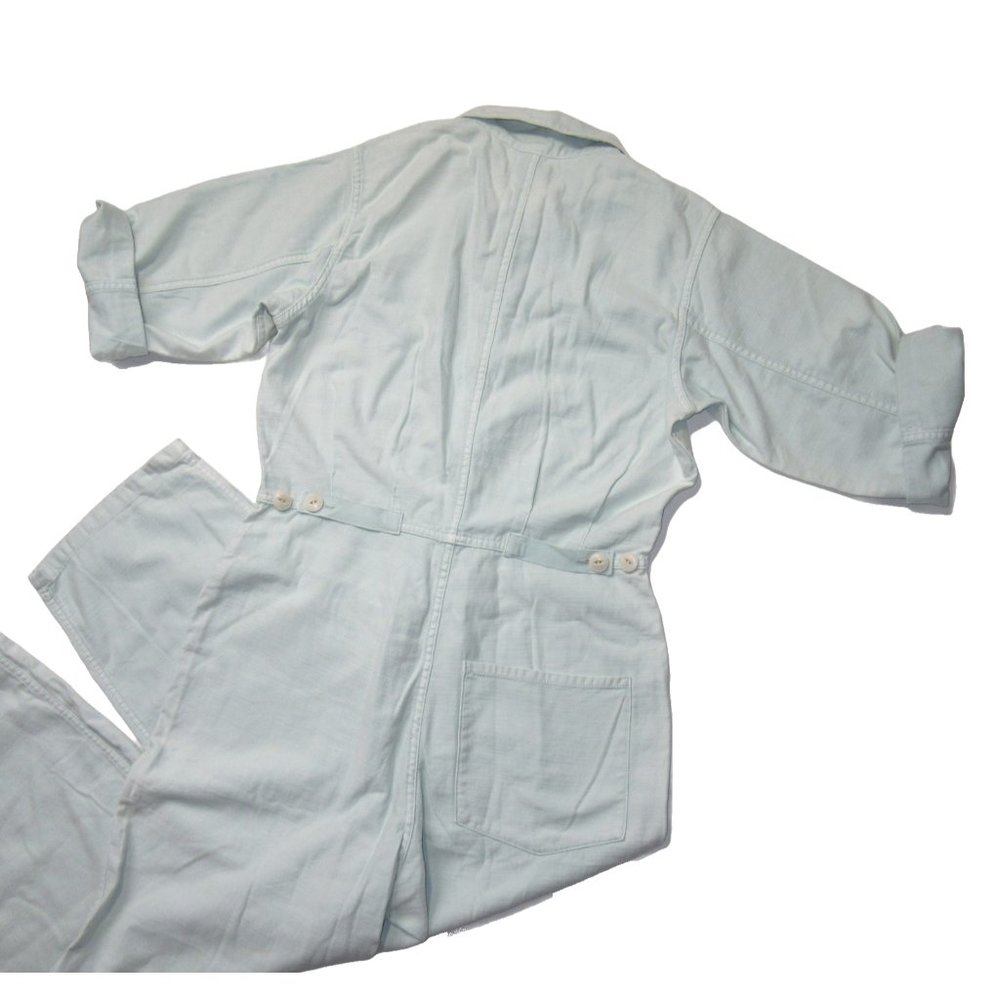 NWT Madewell x As Ever Coveralls in Dawn Mist Garment-dyed Jumpsuit M - Picture 5 of 6